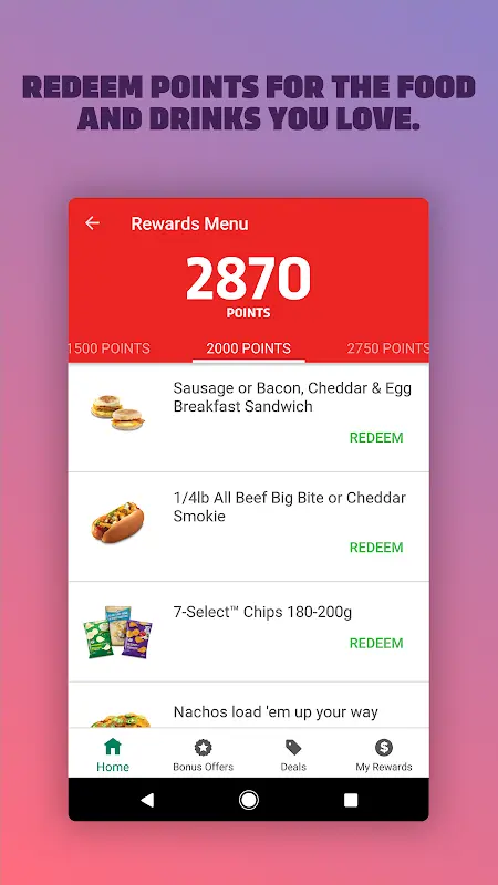 7-Eleven: Rewards & Shopping app screenshot 2