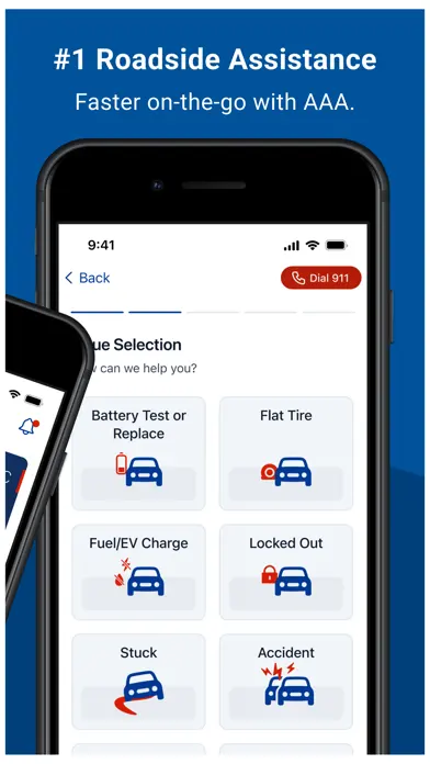 AAA Mobile app screenshot 2