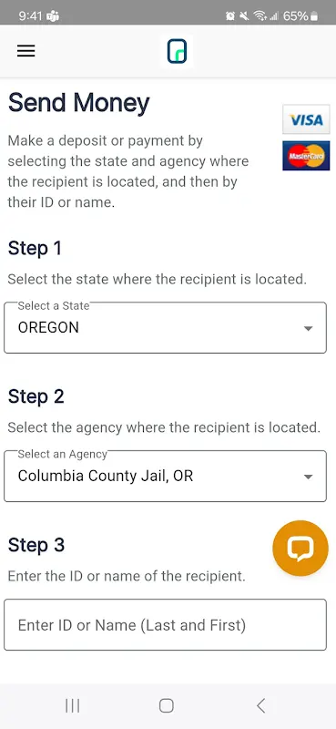 Access Corrections app screenshot 2