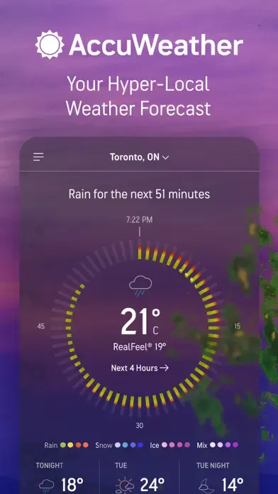AccuWeather app screenshot 1