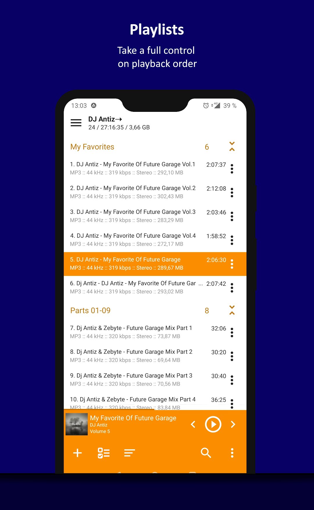 AIMP app screenshot 5