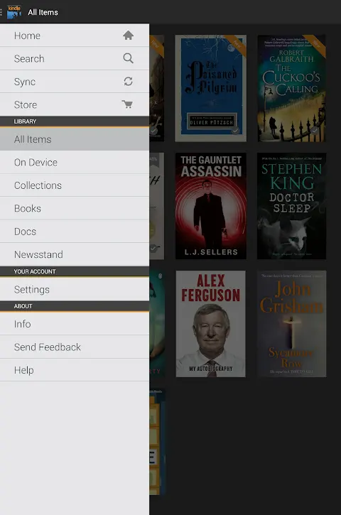 Amazon Kindle app screenshot 8