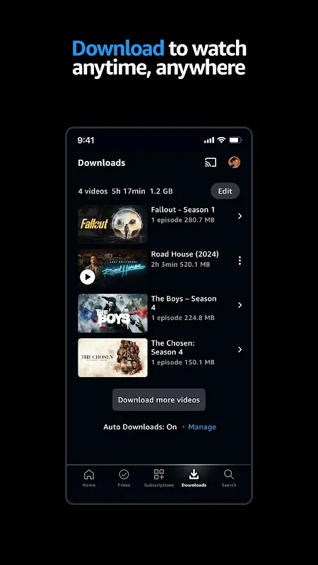 Amazon Prime Video app screenshot 6