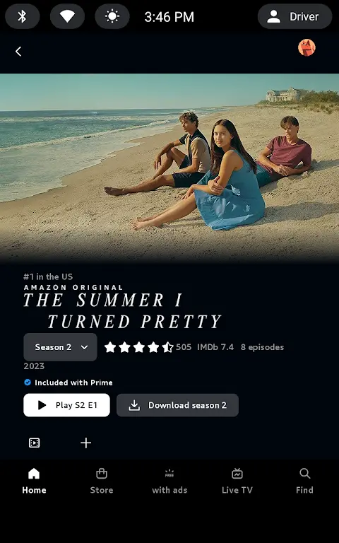 Amazon Prime Video app screenshot 7