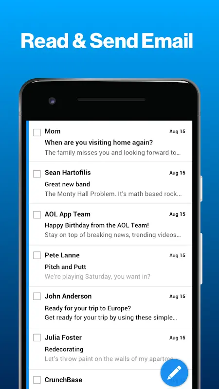 AOL: Email News Weather Video app screenshot 1