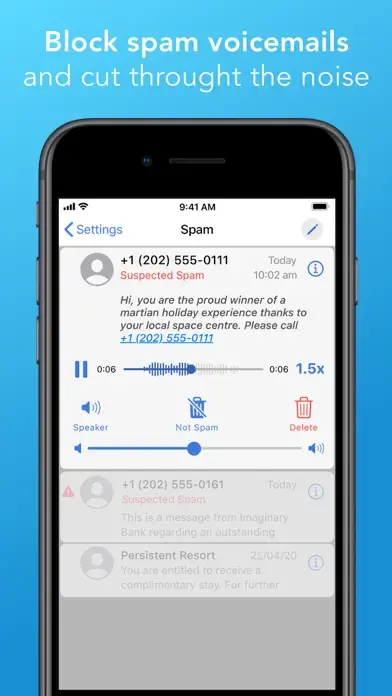 AT&T Visual Voicemail app screenshot 4