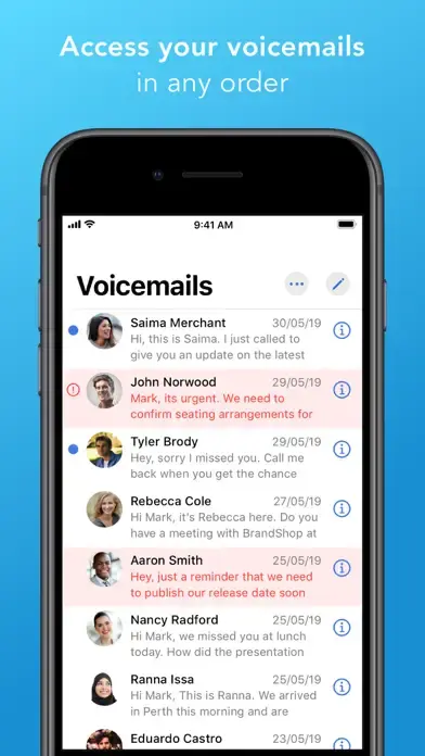 AT&T Visual Voicemail app screenshot 6