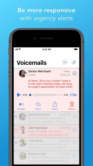 AT&T Visual Voicemail app screenshot 8