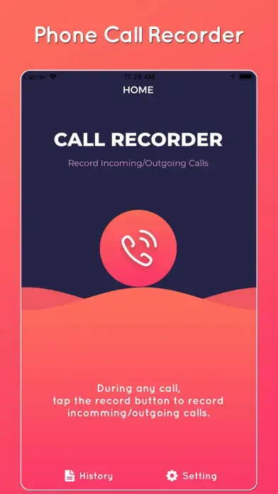 Automatic Call Recorder Pro app screenshot 1