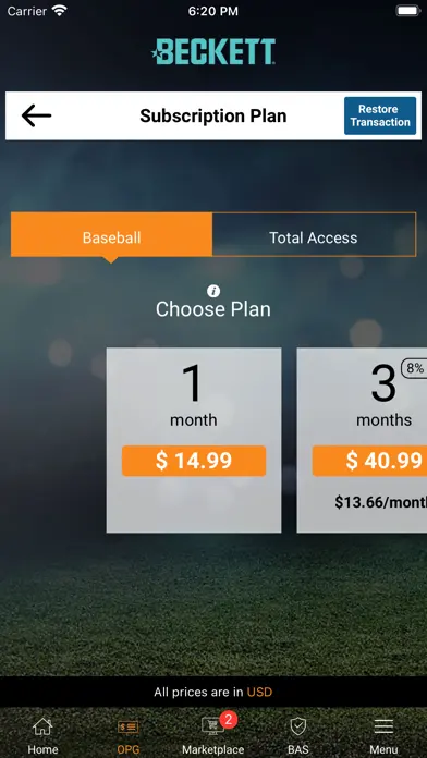 Beckett Mobile app screenshot 4