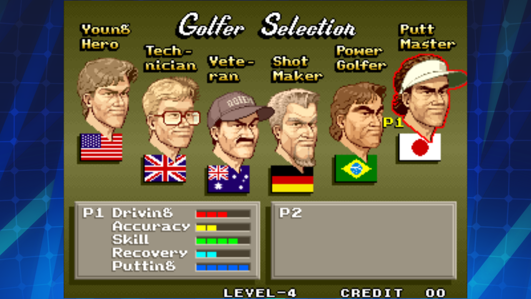 BIG TOURNAMENT GOLF ACA NEOGEO app screenshot 2