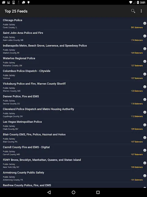 Broadcastify Police Scanner app screenshot 6