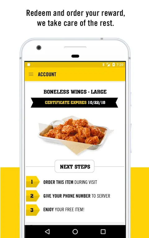Buffalo Wild Wings Ordering app screenshot 3
