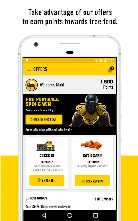 Buffalo Wild Wings Ordering app screenshot 5