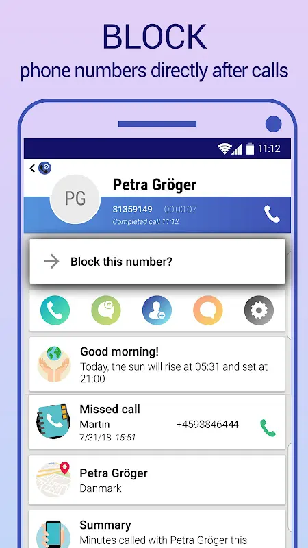 Call Block: Filter and Blocker app screenshot 4