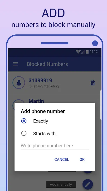 Call Block: Filter and Blocker app screenshot 7