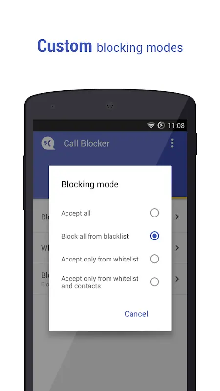 Call Blocker – Blacklist app screenshot 2