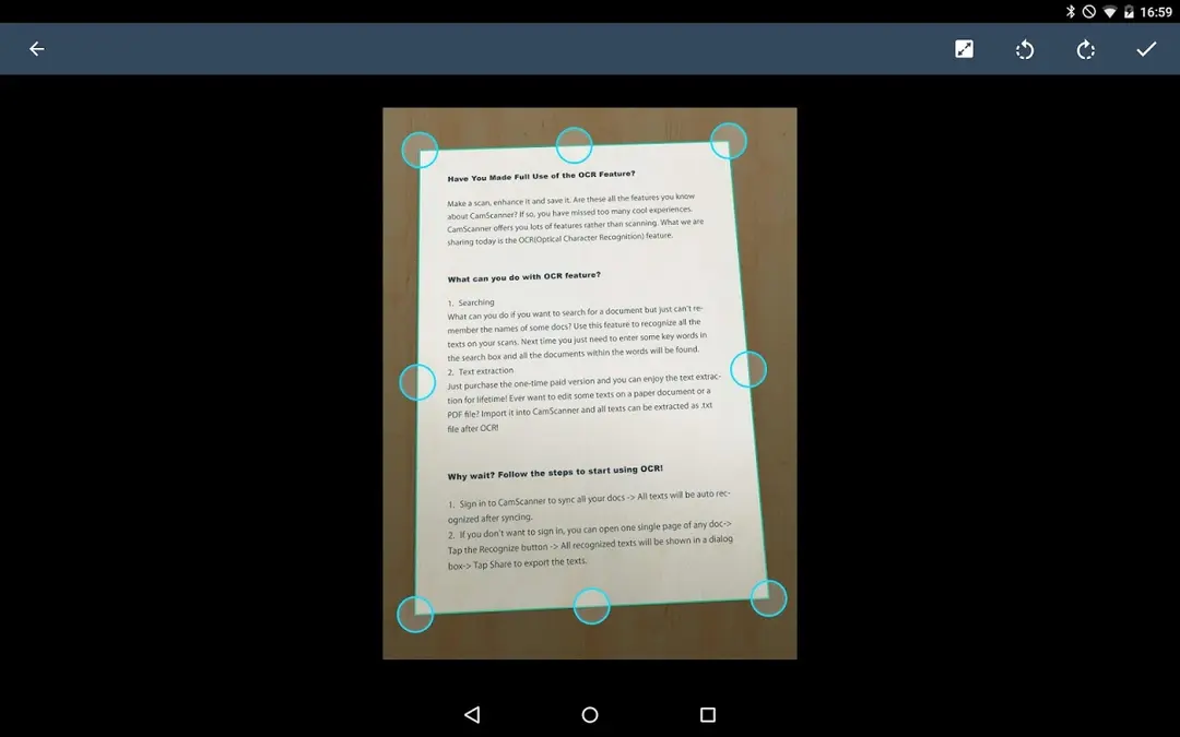 CamScanner – PDF Scanner App app screenshot 1