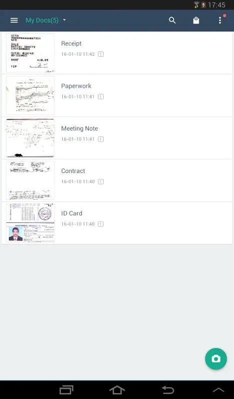 CamScanner – PDF Scanner App app screenshot 2