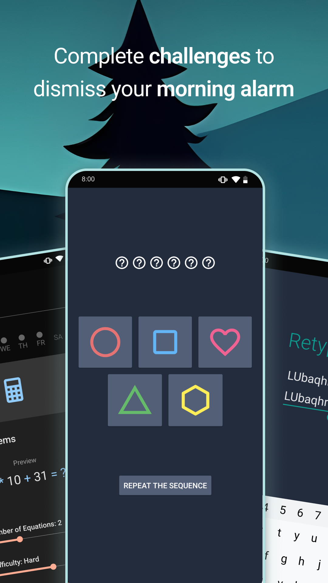 Challenges Alarm Clock app screenshot 2