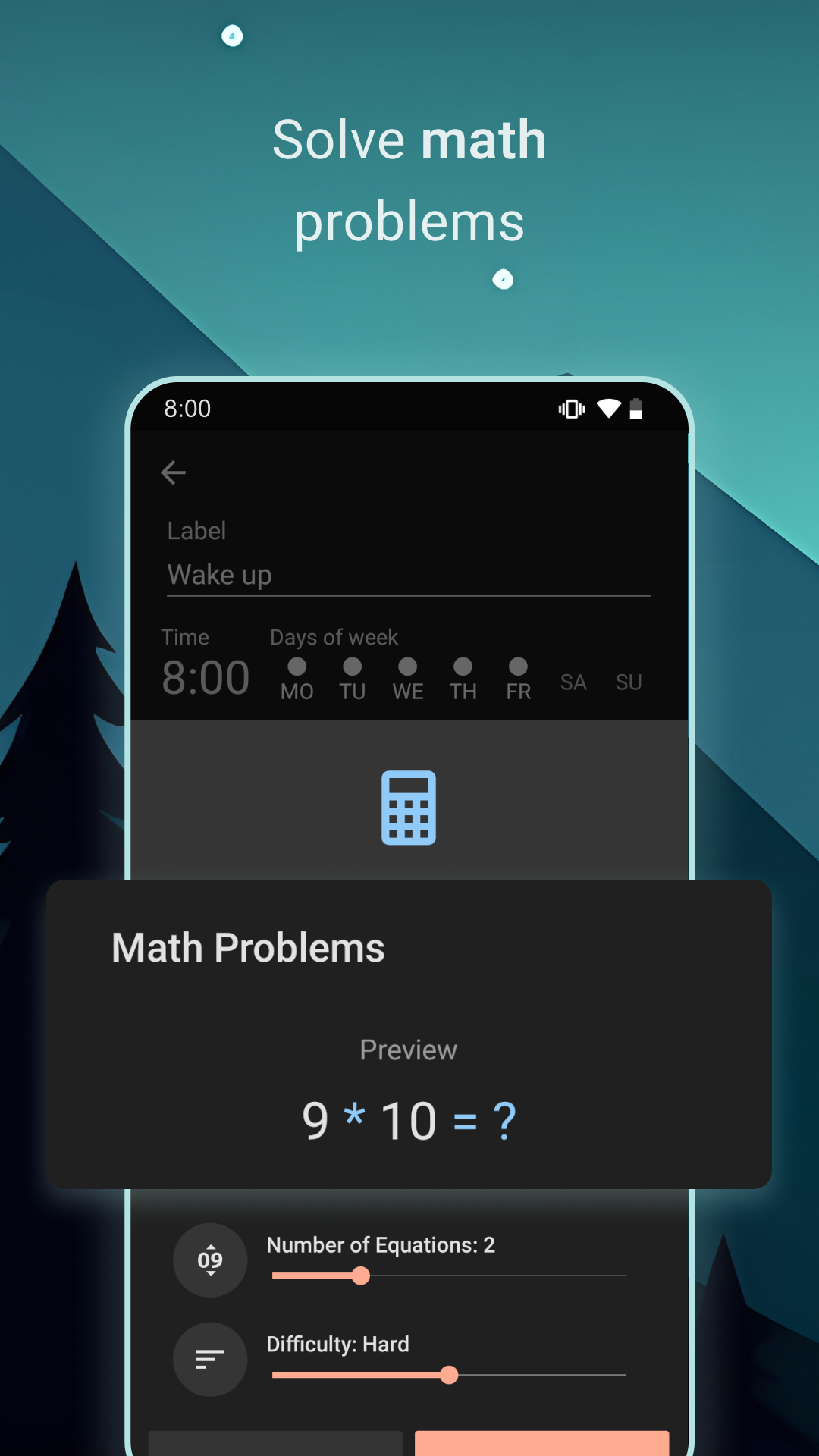 Challenges Alarm Clock app screenshot 4
