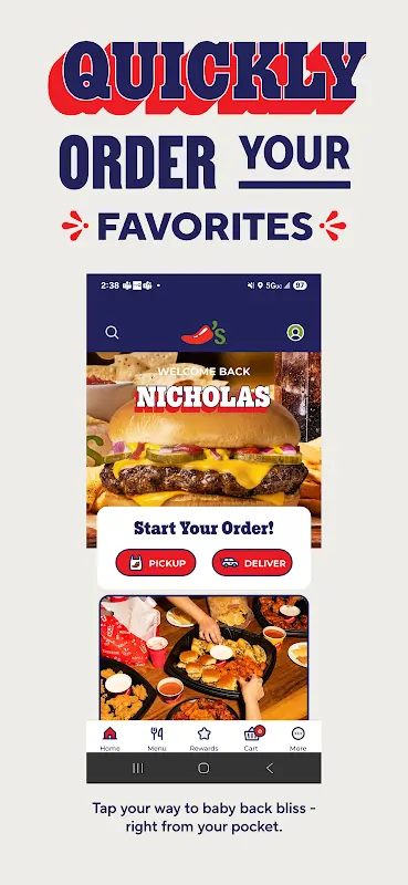 Chilis app screenshot 2