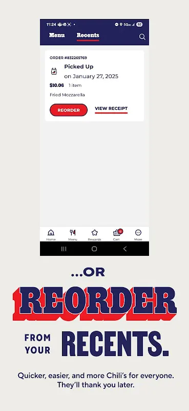 Chilis app screenshot 3