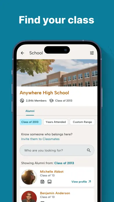 Classmates app screenshot 4