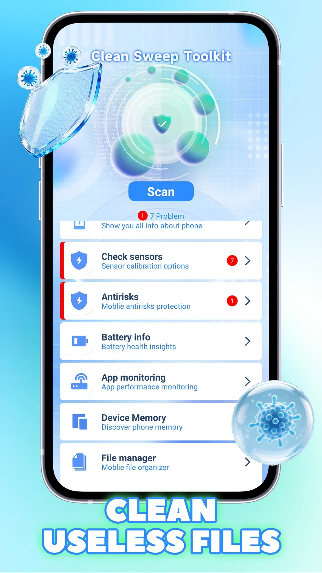 Clean Sweep Toolkit app screenshot 1