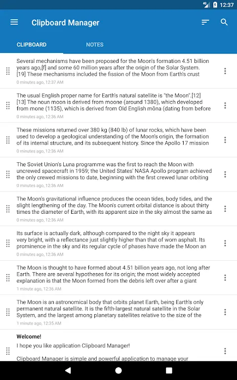 Clipboard Manager app screenshot 8