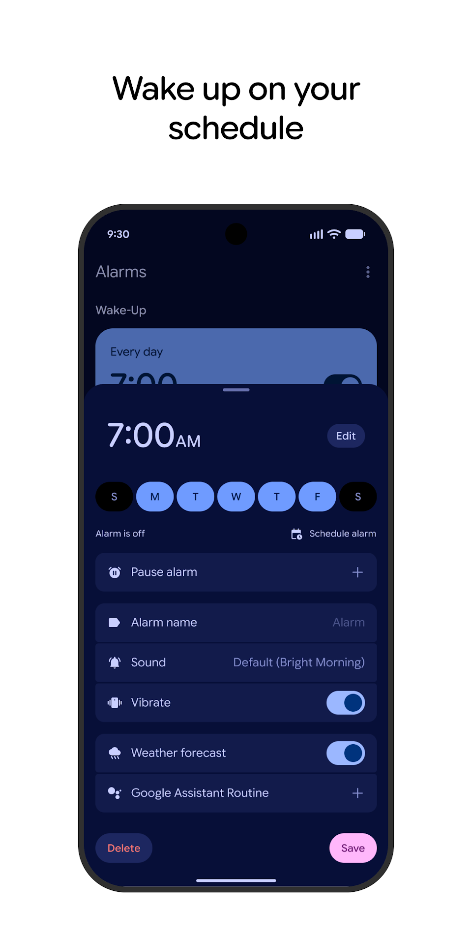 Clock app screenshot 2