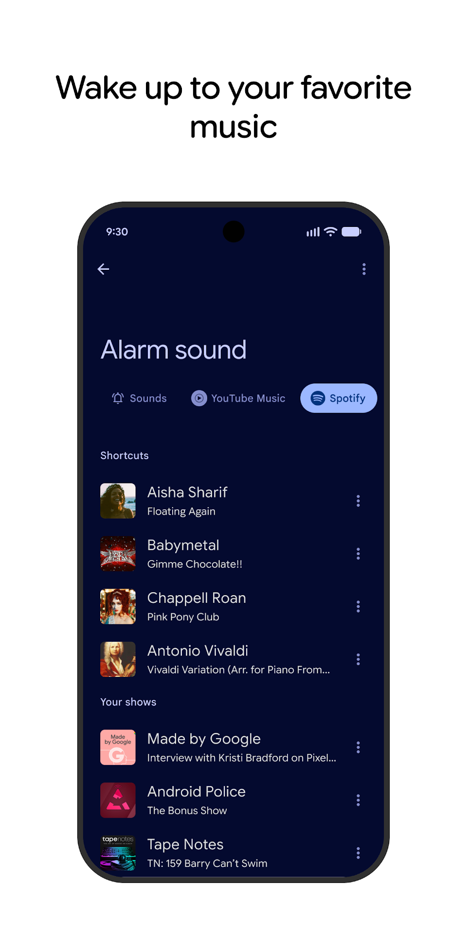 Clock app screenshot 3