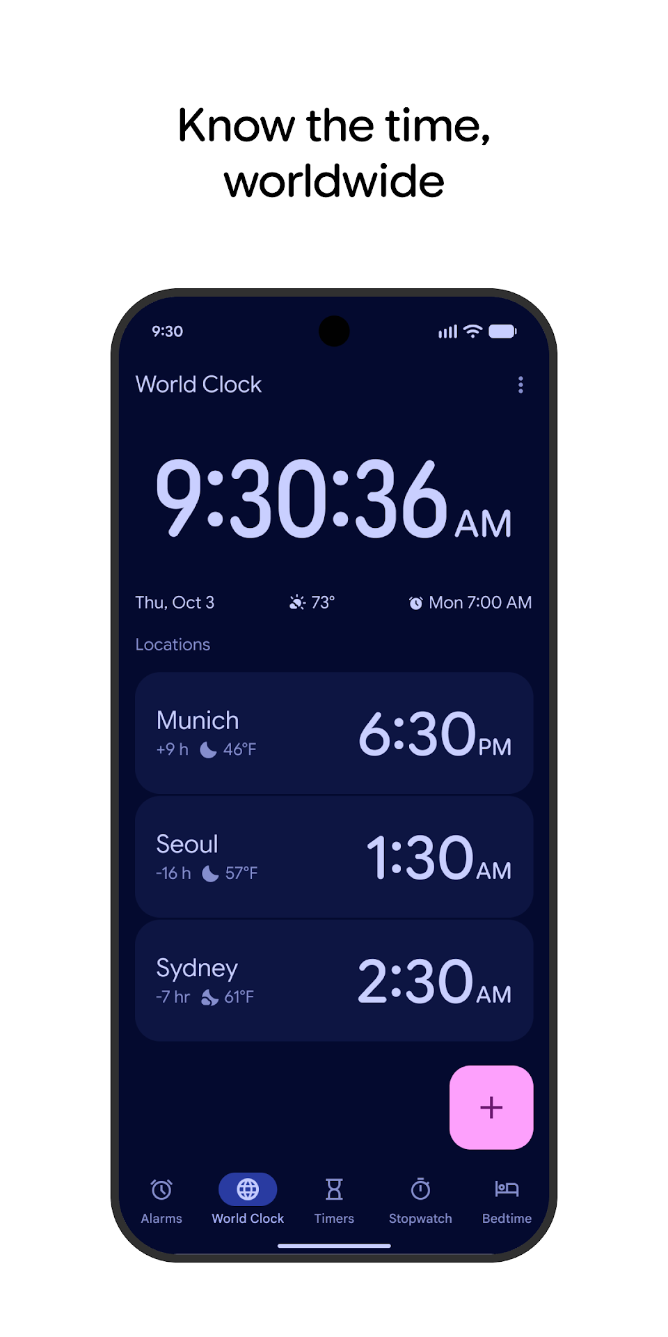 Clock app screenshot 4