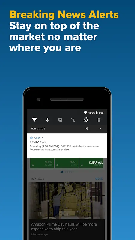CNBC app screenshot 1