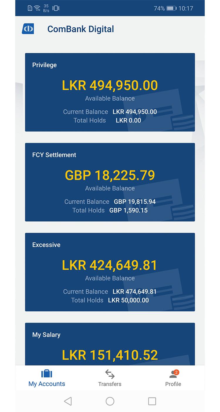 ComBank Digital app screenshot 3