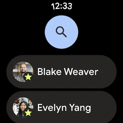 Contacts app screenshot 1