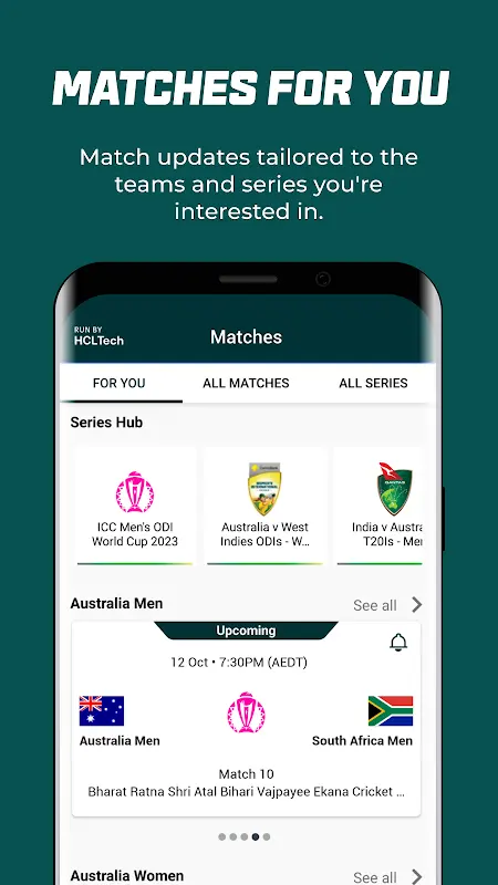 Cricket Australia Live app screenshot 6