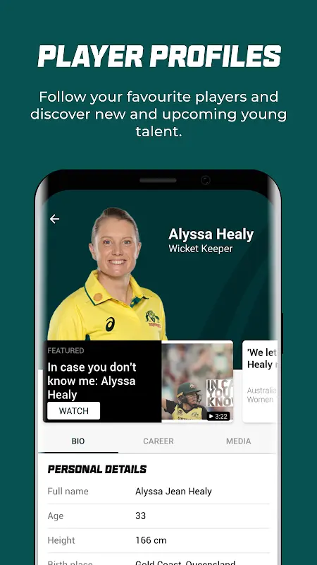 Cricket Australia Live app screenshot 8