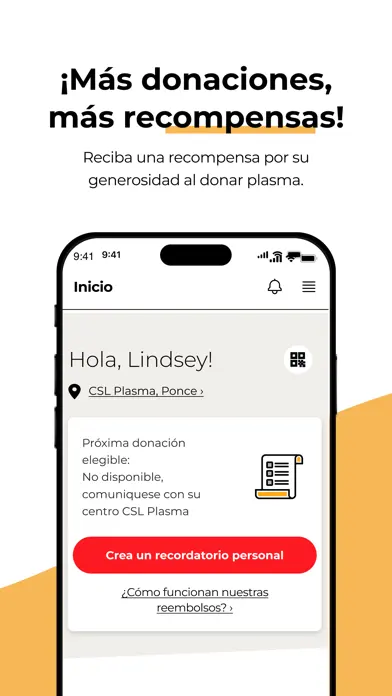CSL Plasma app screenshot 3