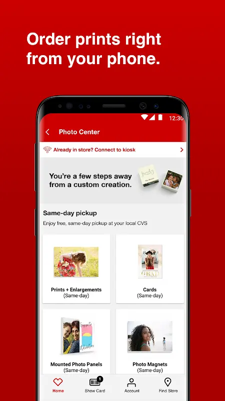 CVS/pharmacy app screenshot 1