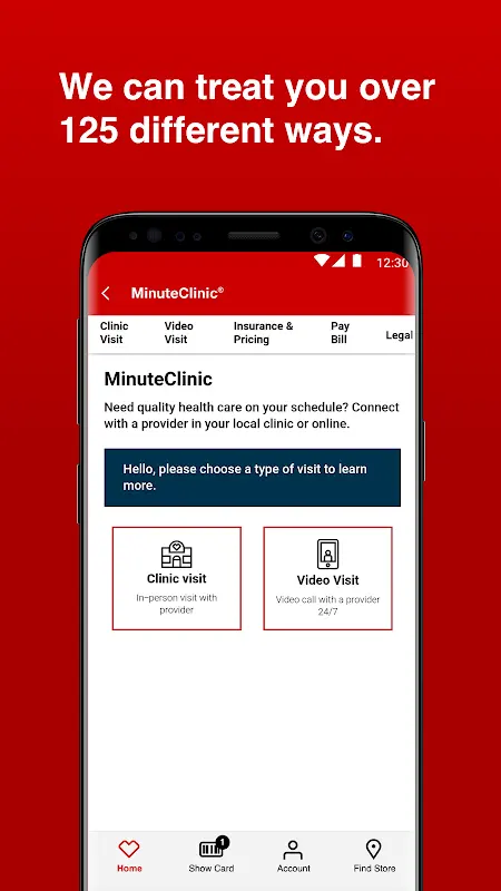 CVS/pharmacy app screenshot 2