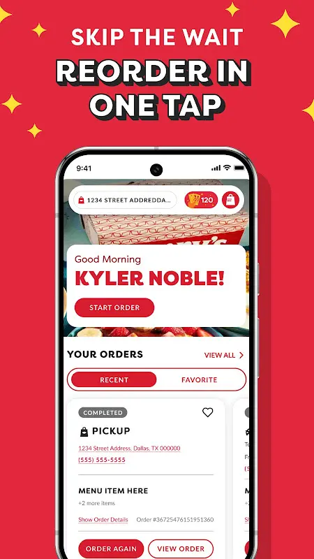 Denny’s app screenshot 2