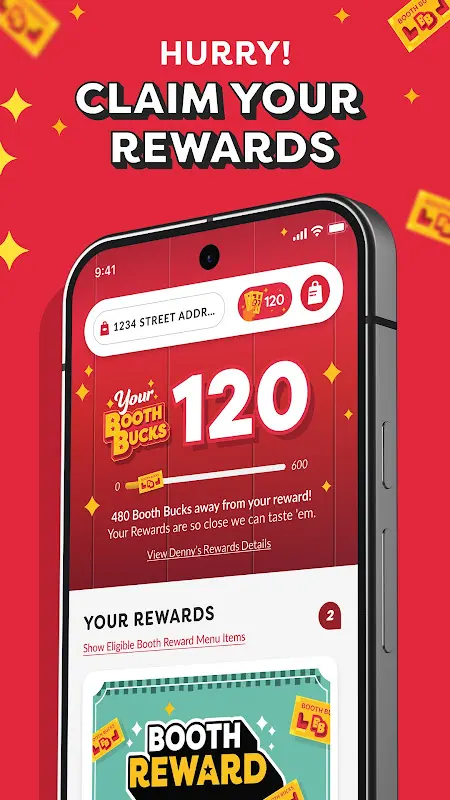 Denny’s app screenshot 3