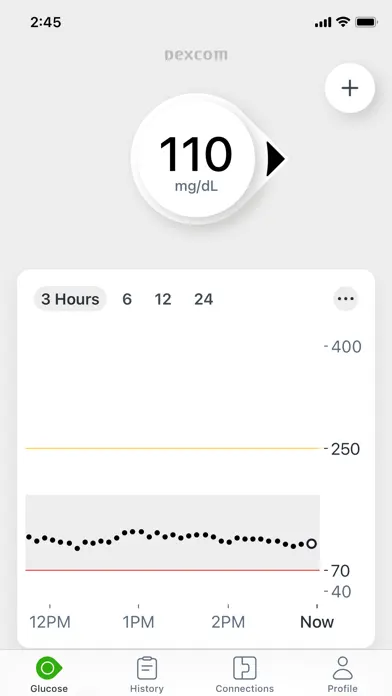 Dexcom G7 app screenshot 1
