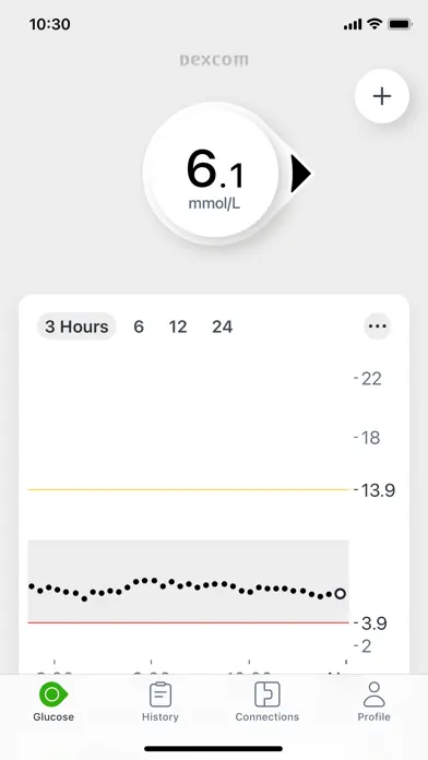 Dexcom G7 app screenshot 2