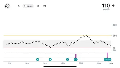 Dexcom G7 app screenshot 4