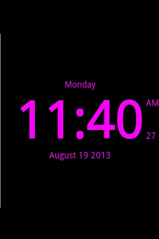 Digital Clock Live Wallpaper-7 app screenshot 3