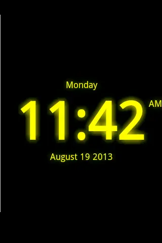 Digital Clock Live Wallpaper-7 app screenshot 4