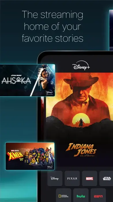 Disney+ app screenshot 1