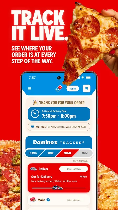Domino’s Pizza USA app screenshot 2